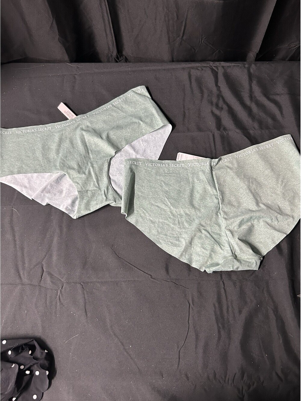 NWT 2 Pairs Large Women’s Victoria Secret Panties Undies Underwear. Light Green